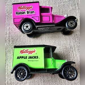 Matchbox Ford Kellogg's Raisin Bran 1:64 Scale Collectible Truck Set